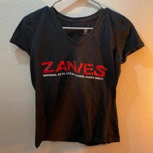 Authentic Chicago Zanies Comedy club vneck T-Shirt